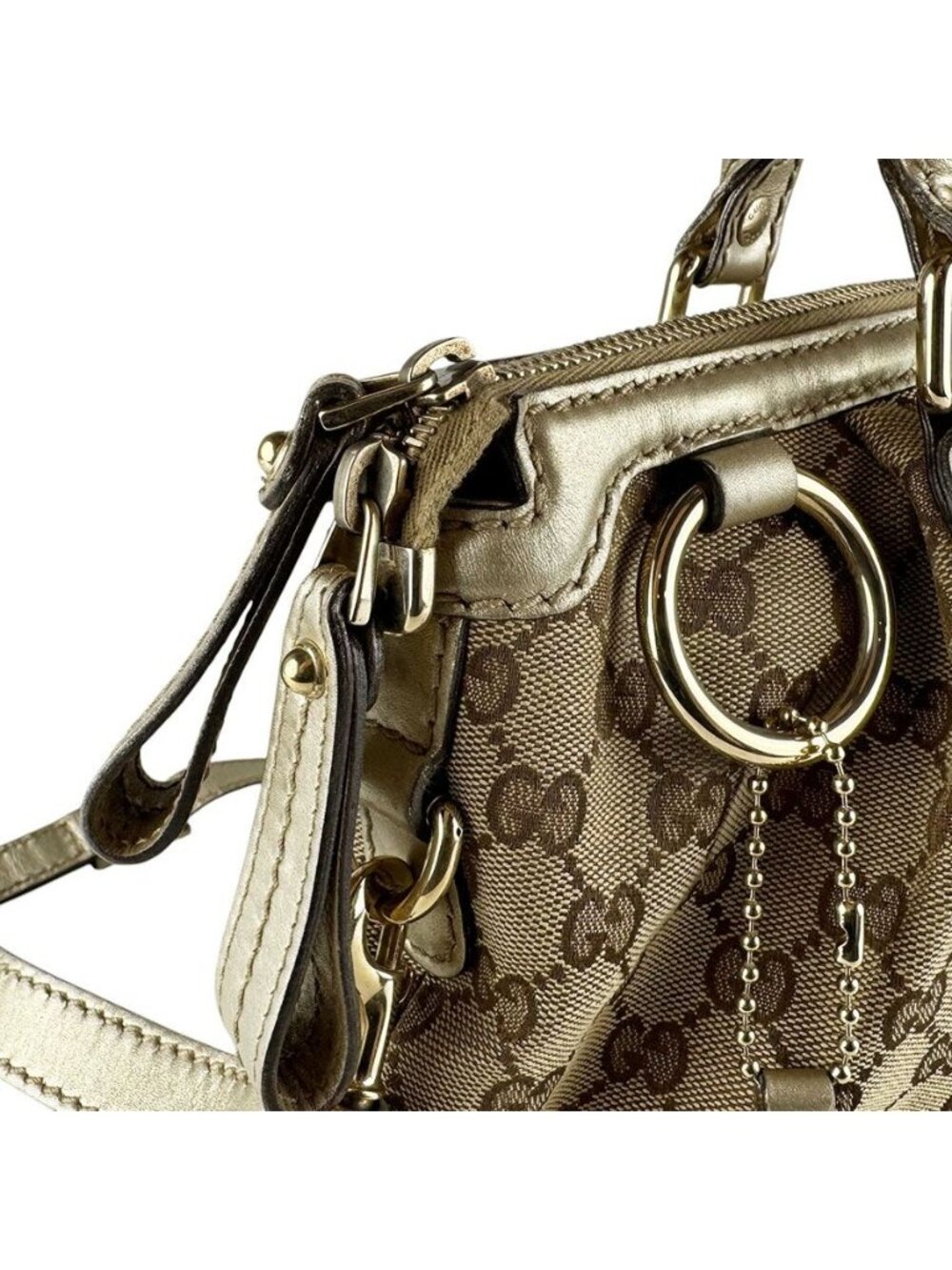 Gucci Shoulder Bag Gold - Picture 6 of 13